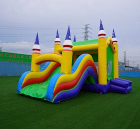 T5-181 Two-In-One Bouncing With Slide Commercial Castle Jumper