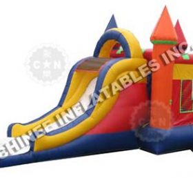 T5-201 Inflatable Castle Bounce House With Slide