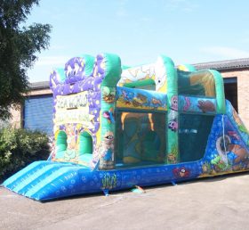 T7-327 Undersea World Inflatable Obstacles Courses