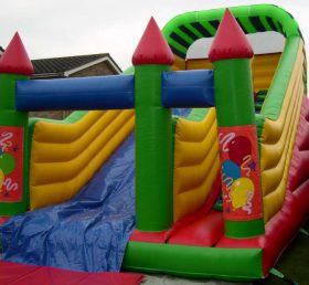 T8-717 Outdoor Castle Inflatable Slide