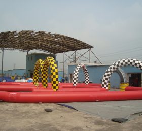 T11-916 Inflatable Race Track Challenge Sport Game