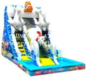 T8-1471 Undersea World Inflatable Slide