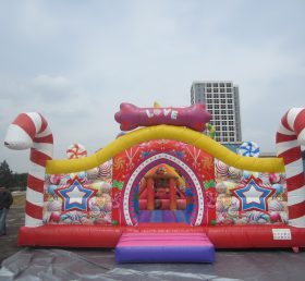 T2-3492 Candy Inflatable Playground Funcity