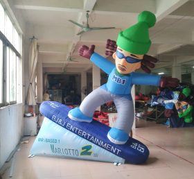 Cartoon2-112 Skiing Inflatable Cartoons