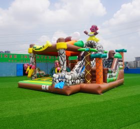 T2-011 Chinee Jungle Bouncy House With Slide