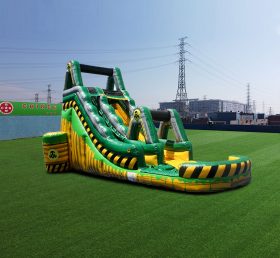 T8-4079 18Ft Hazard Water Slide