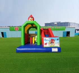 T2-4486 Angry Birds Bouncy Castle With Slide