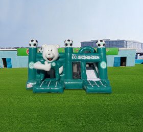 T2-4501 Fc Groningen Bouncy Castle With Slide