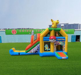 T2-4936 Pokémon Bouncy Castle With Slide