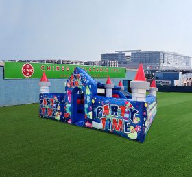 T2-4974 Playpark With Tall Wall Arena