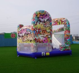 T2-495B Graffiti Style Bouncy Castle