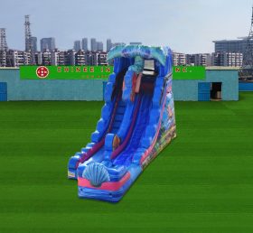 T8-4502 16' Mermaid Dry Slide