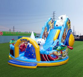 T8-4544 Northern Lights Inflatable Dry Slide